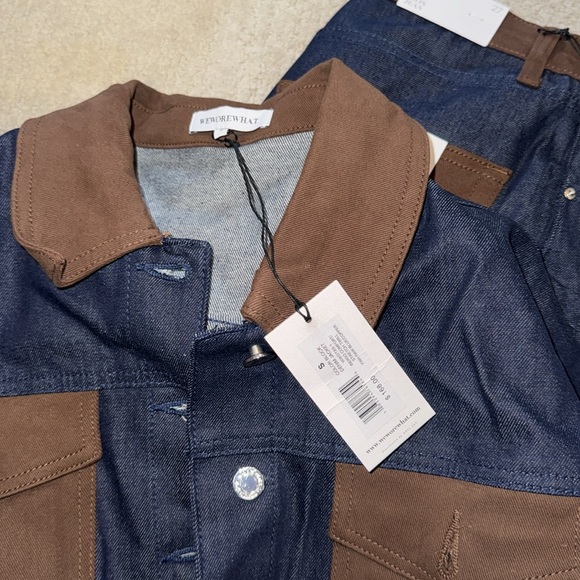 Color block denim jacket - Picture 2 of 2